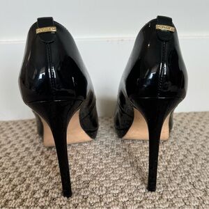 Calvin Klein black patent leather stiletto